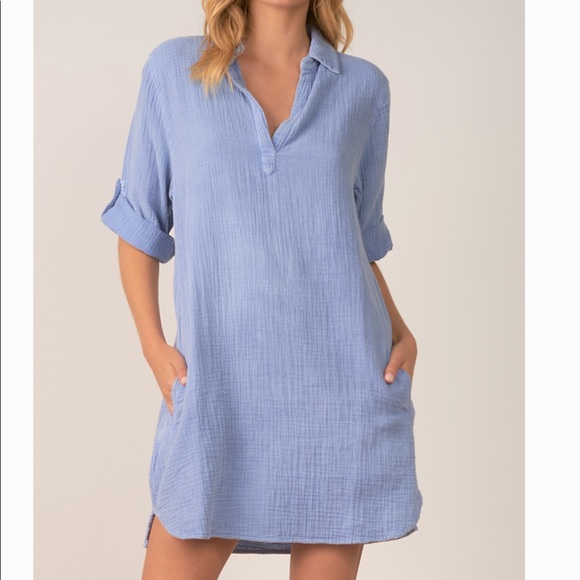 Elan Dresses & Skirts - NWT ELAN cotton gauze dress